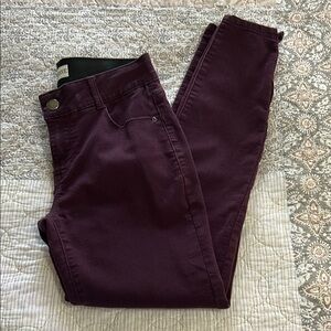 Chic Dark Purple Jeans